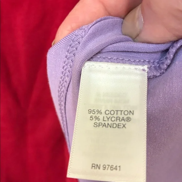 NWOT J. Jill Viola and Burgundy Scoop Neck Perfect Tanks - Picture 7 of 7